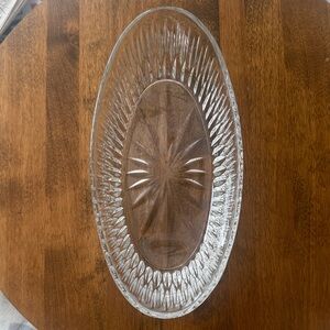 Vintage PRINCESS HOUSE CRYSTAL Oval serving dish